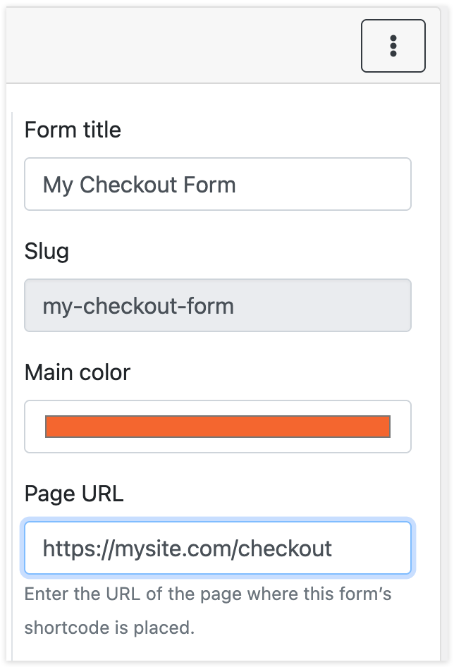 Checkout form in Bookly