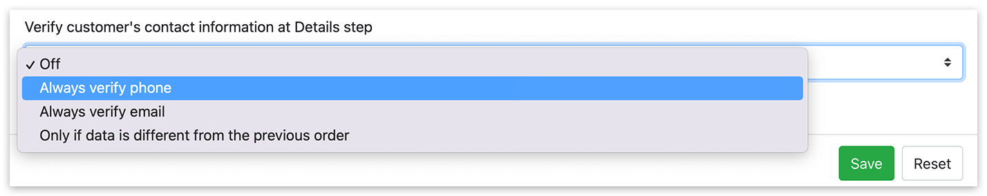 Bookly Settings – Verify customer's contact information